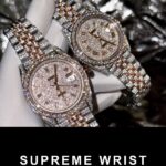 Rolex Replica Watch 1:1 DateJust With Full Diamond Moissanite Hong Kong 1:1 Super Clone