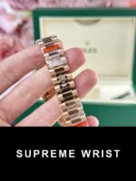 Rolex Replica Watch DateJust Rose Gold 178275 Mother of Pearl Dial 1:1 Super Clone - Image 5