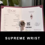 Rolex Replica Watch Day-Date Custom Gold Wrapped Moissanite Diamonds Dial Chocolate GM Factory 1:1 Super Clone