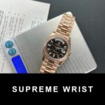 Rolex Replica Watch Day-Date Gold Wrapped Moissanite Diamonds Eisenkiesel Dial GS Factory 1:1 Super Clone - Image 2