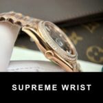 Rolex Replica Watch Day-Date Gold Wrapped Moissanite Diamonds Eisenkiesel Dial GS Factory 1:1 Super Clone - Image 7