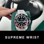 Rolex Replica Watch GMT-Master II Coke Black Dial Strap Jubilee Clean Factory 1:1 Super Clone