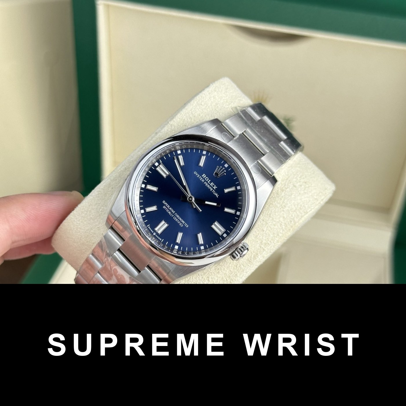 rolex-replica-watch-oyster-perpetual-126000-3-9552.jpg Rolex Replica Watch Oyster Perpetual 126000 Blue Dial Clean Fatory 1:1 Super Clone - Image 1