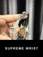 Rolex Replica Watch Yacht-Master Custom Moissanite Diamonds Clean Factory 1:1 Super Clone - Image 7