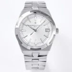 Vacheron Constantin Overseas 4500V Series – Silver Stainless Steel Automatic Watch with Date Display