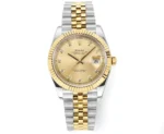 Rolex Datejust 41mm Two-Tone Gold & Steel Watch with Diamond Bezel