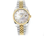 Rolex Datejust 41mm Two-Tone Gold and Steel Watch with Diamond Bezel