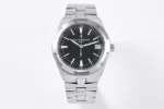 Vacheron Constantin Overseas 4500V Series – Silver Stainless Steel Watch with Black Dial, Automatic Movement