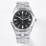 Vacheron Constantin Overseas 4500V Series – Silver Stainless Steel Watch with Black Dial, Automatic Movement