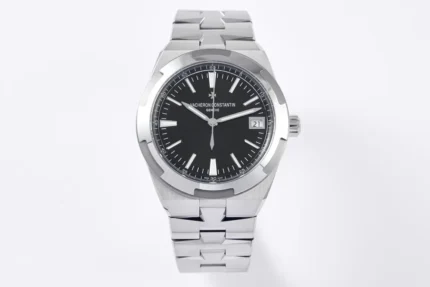 Vacheron Constantin Overseas 4500V Series – Silver Stainless Steel Watch with Black Dial, Automatic Movement