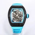 Richard Mille RM055 NTPT Blue Rubber Strap
