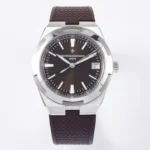 Vacheron Constantin Overseas 4500V Series – Brown Dial, Rubber Strap, Luxury Steel Watch