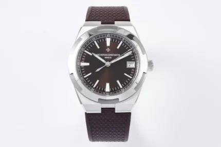 Vacheron Constantin Overseas 4500V Series – Brown Dial, Rubber Strap, Luxury Steel Watch