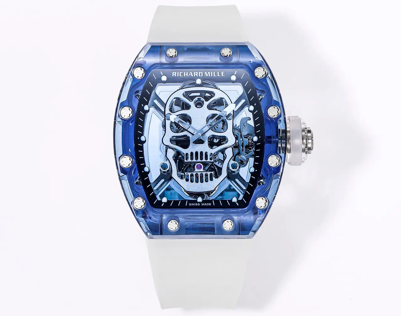src_0-144.webp Richard Mille RM052 Blue Skeleton Watch - Image 1