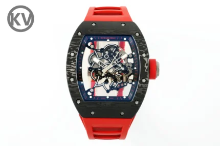 Richard Mille RM055 Skeleton Watch Red Strap