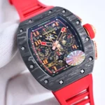 Richard Mille RM011-FM Titanium Red Strap