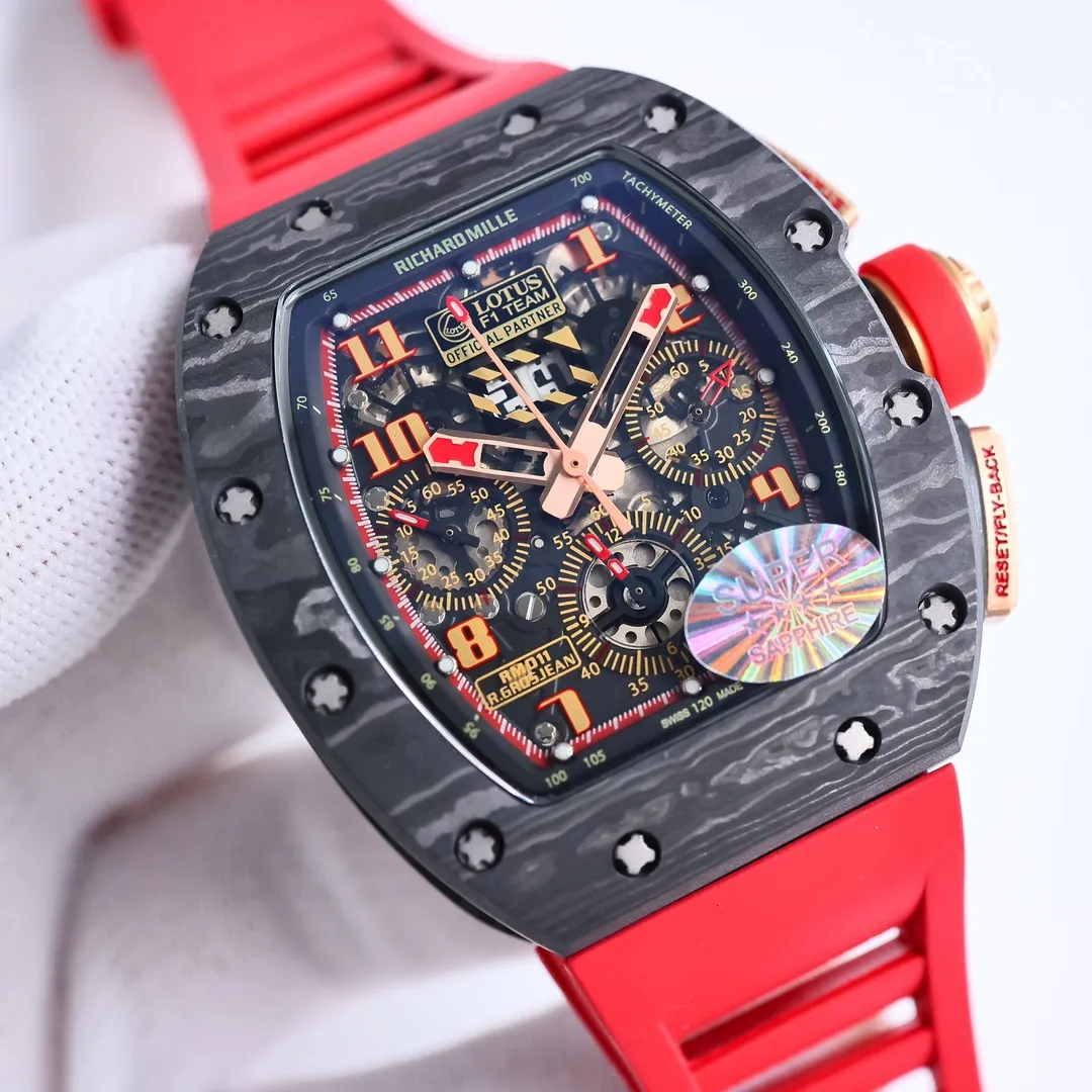 src_0-159.webp Richard Mille RM011-FM Titanium Red Strap - Image 1