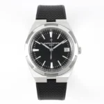 Vacheron Constantin Overseas 4500V Series – Black Dial, Rubber Strap, Luxury Steel Watch