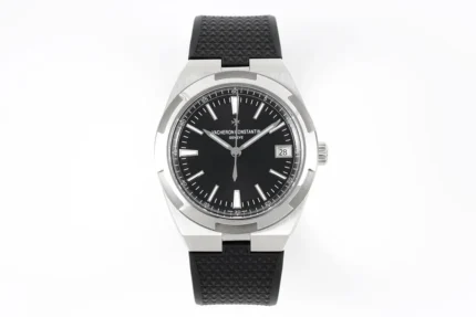 Vacheron Constantin Overseas 4500V Series – Black Dial, Rubber Strap, Luxury Steel Watch