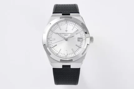 Vacheron Constantin Overseas 4500V Series – Silver Dial with Black Rubber Strap – Luxury Steel Watch