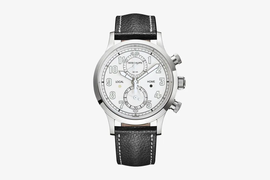 src_0-185.webp Patek Philippe 5924G White Dial Leather Strap - Image 1