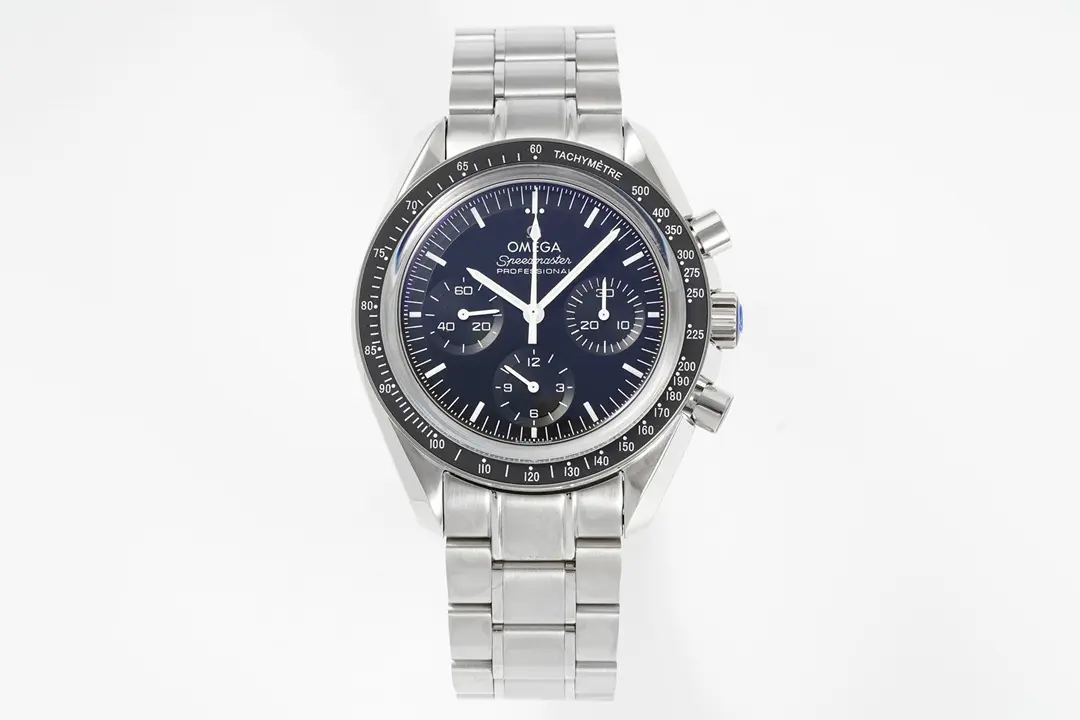 src_0-224.webp Omega Speedmaster Moonwatch OB2 Blue Dial Stainless Steel - Image 1