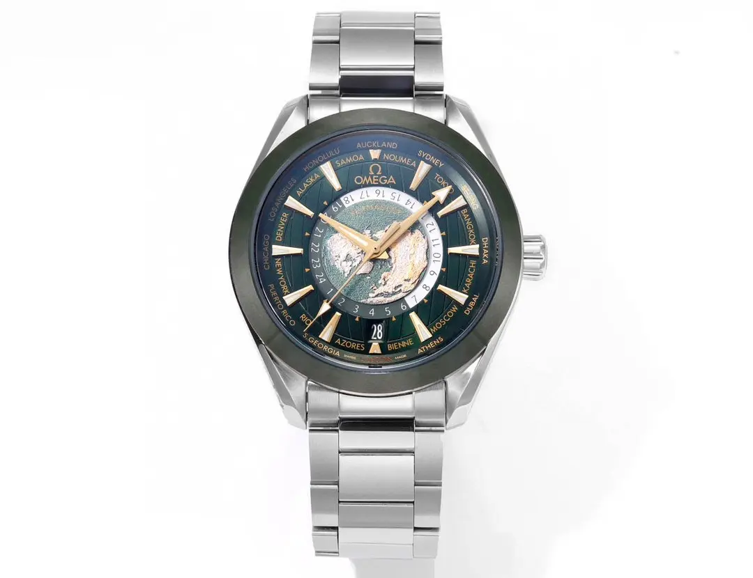 src_0-225.webp OMEGA Speedmaster World Time OT1 Green Steel - Image 1