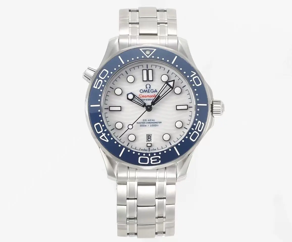 src_0-234.webp OMEGA Seamaster Planet Ocean 600m Co-Axial Master Chronometer 42mm Diver’s Watch – White Dial, Stainless Steel Bracelet - Image 1