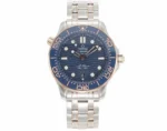 OMEGA Seamaster Planet Ocean 600m Co-Axial Master Chronometer 42mm Diver’s Watch – Blue Dial, Stainless Steel with Rose Gold Accents