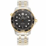 OMEGA Seamaster Planet Ocean 600m Co-Axial Master Chronometer 42mm Diver’s Watch – Black Ceramic Bezel, Two-Tone Stainless Steel Bracelet