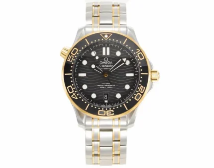 OMEGA Seamaster Planet Ocean 600m Co-Axial Master Chronometer 42mm Diver’s Watch – Black Ceramic Bezel, Two-Tone Stainless Steel Bracelet