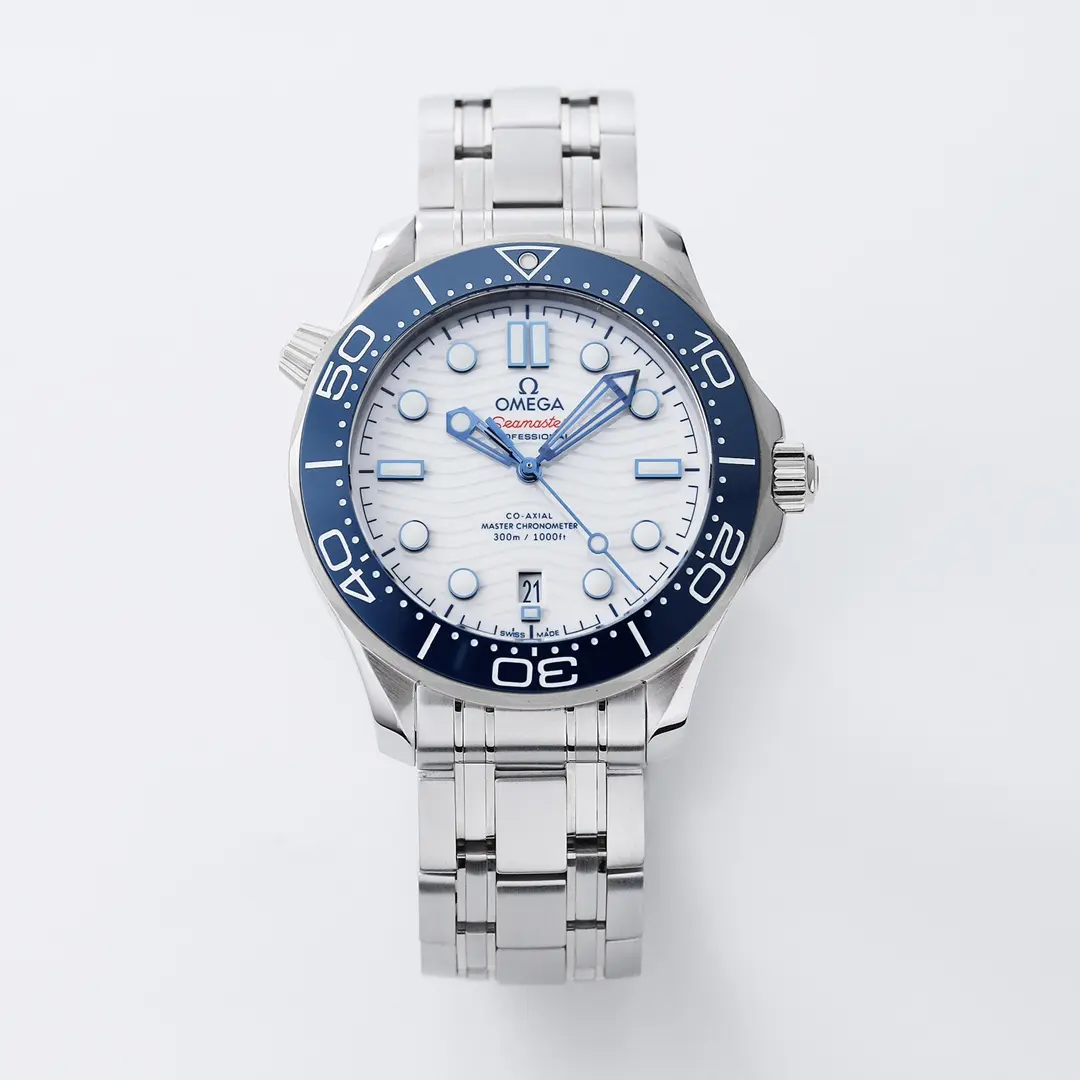 src_0-249.webp OMEGA Seamaster 300M Steel Blue White Dial - Image 1