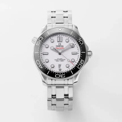Omega Seamaster 300M White Dial Steel Bracelet