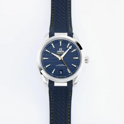 Omega Seamaster Aqua Terra Blue Dial Rubber Strap