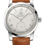 Omega Seamaster 1948 Silver Brown Leather