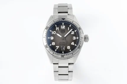 TAR Super Tag Heuer Series Watch – Silver Stainless Steel, Grey Dial, Dress & Casual Style, 100m Waterproof, SW200 Movement