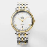 Omega De Ville Prestige Silver Two-Tone Watch
