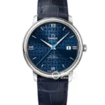 OMEGA DeVille Orbis Blue Leather Watch