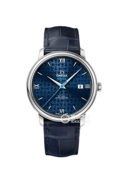 OMEGA DeVille Orbis Blue Leather Watch
