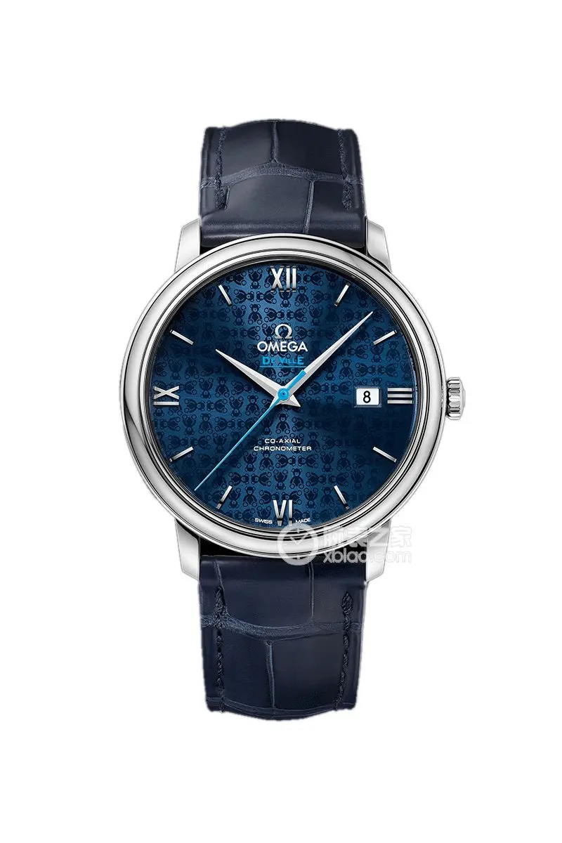 src_0-265.webp OMEGA DeVille Orbis Blue Leather Watch - Image 1