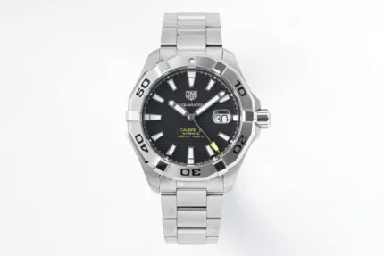TAG Heuer Super Autavia Series Watch – Silver Stainless Steel, Black Dial, Formal & Casual Style, 100m Waterproof, SW200 Movement