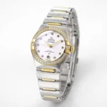 Omega Constellation 29mm White Gold Steel