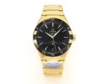 OMEGA Constellation Ceramic Bezel Gold Black