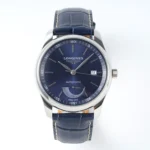 Longines Master Automatic Blue Leather Watch