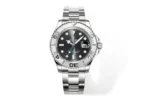 Rolex Yacht-Master 40 Stainless Steel Watch with Black Dial – Classic Elegant Design