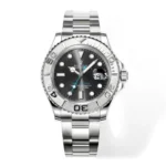 Rolex Yacht-Master 40 Stainless Steel Watch with Black Dial – Classic Elegant Design