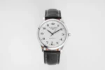 Longines Master Automatic White Dial Black Leather