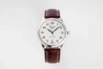 Longines Master Automatic Silver Brown Leather