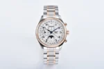 Longines Master Moonphase Chronograph Silver Two-Tone