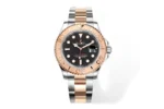 Rolex Yacht-Master 40mm Two-Tone Stainless Steel & 18k Everose Gold with Black Dial Automatic Watch